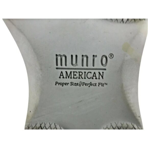 Munro Womens American White Leather Casual Lace Up Sneaker Shoes Size US 6 M - Picture 8 of 10